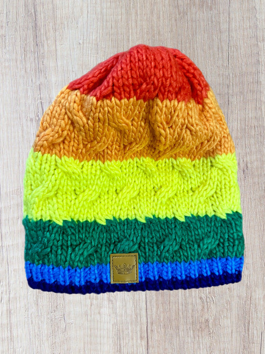 Rainbow Stocking Cap