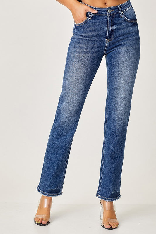 Risen Mid Rise Slim Relaxed Jeans