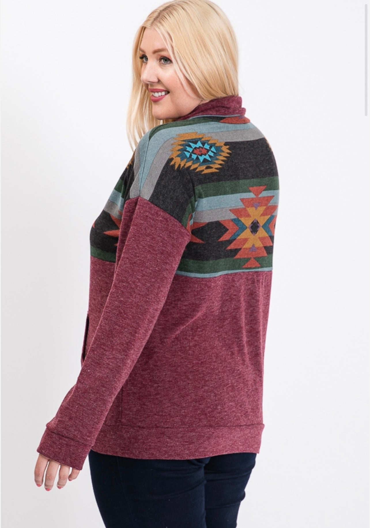 Cozy Aztec Pullover